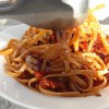 Linguine so sušenými rajčinami