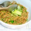 Linguine s cuketou a hrachom